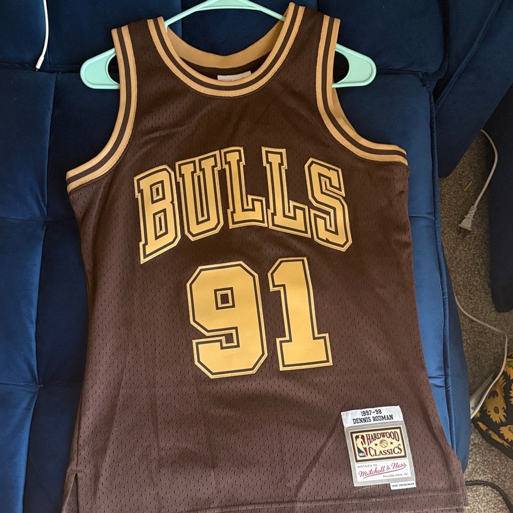Dennis Rodman  Bulls 91 - Harwood Classic Jersey